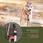 Wilderdog Waterproof Dog Leash - Repels Water & Dirt - Guava