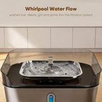 No Spill Dog Water Fountain Stainless Steel, Large 8L/2.1Gal Ultra Quiet | Pet Water Fountain for Cats Dogs Indoor, Automatic Dog Water Bowl Dispenser