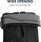 Ruffwear, Grip Trex Dog Shoes, Non-Slip Boots for Hot Pavement & Snow, Weatherproof Paw Protection with Breathable Mesh, Rugged Sole for Hiking, Obsidian Black, 3.25"