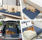 Ameritex Pet Bed Cover Dog Bed Blanket for Sofa and Furniture Waterproof New Pattern Design (30x70 Inch, Navyblue)