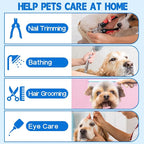 Supet Cat Grooming Hammock, Dog Hanging Harness for Nail Trimming Doorframe, Pet Holder Restraint for Clipping Nails, Pet Hoist Sling for Cutting Nails, Ear & Eye Cleaning, Medicine at Home (2XS)
