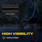 Fida 2-in-1 Slip Lead Dog Leash with 2 Handles, 6FT Training Leash, Black | No Collar Needed, Tangle Free, Soft Padded Handles, Traffic Control,Reflective Heavy Duty No Pull Leash for Medium-Large Dogs