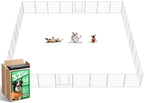 FXW Rollick Dog Playpen, Indoor, Yard & RV Camping, 32" H, 32 Panels | Easy setup, Heavy-duty, DIY layouts, for Small & Medium Dogs, Patented