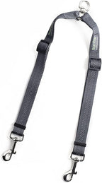 Mighty Paw Double Dog Leash, No Tangle Adjustable Split Lead for Two Dogs | Fits 0-100 Lb, 16-24 In Range, Reflective Stitching, Waterproof, Neoprene Padded Handle