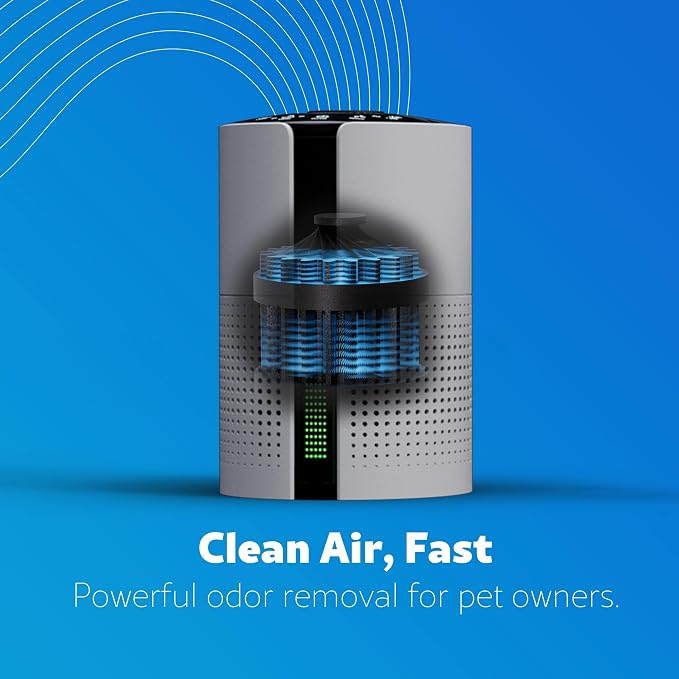 Kenmore Air Purifiers Up to 348 Sq.Foot with H13 True HEPA Filter | Child Lock, Sleep Mode for Small Rooms for Bedroom