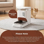 ZOMISIA Automatic Dog Water Dispenserr 6L with Stainless Steel Bowl, Automatic Water Bowl Dispenser for Cats, 1.6 Gallon Pet Waterer 100% BPA Free, White