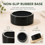 Havniva Cat Bowls Set of Two, 5.1” Ceramic Cat Food and Water Bowls | Cat Food Bowls Whisker Friendly, Non-Slip Base, Food-Grade Ceramic, Wide Opening, Dishwasher Safe, Cat Bowls for Indoor Cats