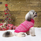 HOMIMP Dog Sweater Argyle - Warm Winter Clothes, Soft Coat for Small Medium and Large Dogs, Ugly Pet Clothing for Boy Girl Puppy