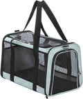 Petsfit Soft-Sided Cat Carrier,18 x 11 x 11 Pet Carrier | Airline Approved, Lightweight and Collapsible, Ventilation on 5 sides, Escape Proof, Adjustable Shoulder Strap & Soft Cushion