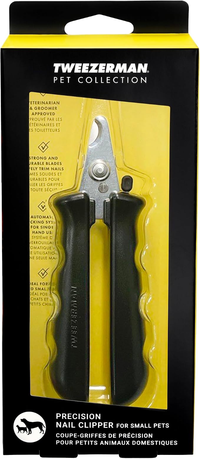 Tweezerman Small Nail Clippers for Pets - Manual Professional Nail Trimmer