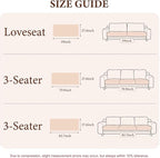 Couch Covers for 2 Cushion Sofa, Non Slip Sofa Cover for Dogs | Sofa Slipcovers for Leather Sofa, Plush Furniture Cover for Pets Washable, Against Pet Hair & Scratch, Chocolate, 27.6" x 59"
