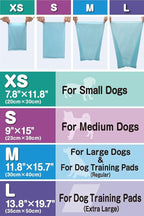 BOS Amazing Odor Sealing Dog Poop Bags - Durable and Unscented [Size: M, Color: Light Blue] (90 Count, Pack of 2) (180 Bags)