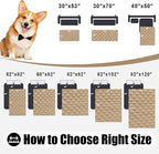 Smiry Waterproof Dog Bed Cover Blanket, Reversible Pet Blanket | Soft Reversible, Washable Leakproof Cats Dogs Couch Cover for Sofa, Couch, Furniture (82x82 Inch)