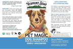 VERMONT SOAP Organic Pet Shampoo, Unscented Natural Dog Shampoo, 640 oz | Unscented formula, organic olive oil, coconut & aloe vera, sensitive skin care, USDA Certified, dog shampoo fragrance free