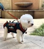 Wakytu Dog Lift Harness Dog Carrier Sling for Small Dogs & Cats,S | stylish puppy sling carrier with handle & pocket,adjustable leash,walking & travel