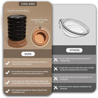 Cool Kids Collapsible Dog Bowl Travel Portable Anti-Tip Double-Sided | 2-In-1 Slow Feeder & Hydration, Catnip Scent, Abs+Tpe Sturdy Build, Fits Small Medium Pups, Hiking Camping Gear