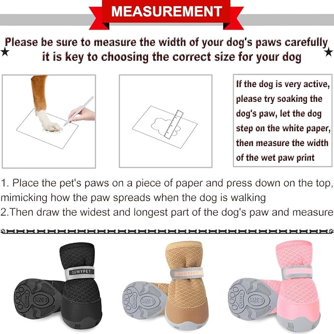 QUMY Dog Shoes for Small Dogs Hot Pavement Puppy Dog Boots & Paw Protectors | Small Medium Dog Summer Shoes, Soft Anti-Slip Rubber Sole, Mesh Breathable Dog Booties for Hardfloors, Walking Running Blue