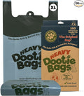 HEAVY Dootie Bags with EZ Tie Handles. Clean and Convenient for Pet Dog Poop, Cat Litter. Multi-Use. Great for Swivel Bin and Gogo Stik Scoopers. Made with Cornstarch. Strong, Leakproof and Very Large