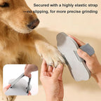 Dog Nail Scratch Board Handheld with Hand Strap, Frosted EVA | Non-Slip Dog Nail File Board, Portable & Durable Dog Nail Grinder Quiet Scratching Board for Small, Medium, and Large Pets