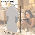 Dog Nail Scratch Board with Hand Strap for Small Medium Large Pets | Portable Non-Slip EVA Dog Nail File Scratcher Board, Stress-Free Silent Nail Grinder Trimming Tool, Lightweight