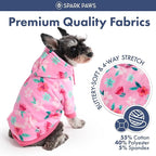 Spark Paws Dog Hoodie – Premium Dog Sweater for Small, Medium, and Large Dogs | Warm Outfits for French Bulldogs, Pitbull, Puppy, Winter Jacket Alternative - Blossom - S