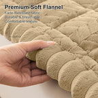 Smiry Couch Cover for Dogs, Non Slip Fuzzy Pet Sofa Arm Covers Washable | Sofa Slipcovers for Armrest & Backrest, Soft Thick Furniture Protector for Cats Dogs, Against Fur, Dirt (35.4"x35.4")