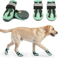 PAWsay Dog Shoes for Summer Water-Resistant Paw Protector Soft Booties | Non Slip Puppy Boots with Reflective Straps Prevent Injury Scratching Comfy Boots with Soft Thin Lining Lighten Friction