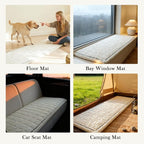 Linear Grid Couch Cover for Dogs Non Slip - Thick Wear-Resistant Pet Sofa Protector for 3 Cushion Couch Large Silicone Particles Washable Furniture Mat for Dogs Cats Sectional
