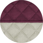 PureFit Reversible Quilted Couch Covers for Dogs Loveseat Sofa Cover 54" | Wine/Beige, Water Resistant Couch Protector, Washable Pet Couch Cover with Non Slip and Elastic Straps For Kids