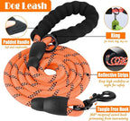 LOBEVE No Pull Dog Harness, Collar & Leash Set | Includes Dog Seat Belt, Collapsible Bowls & Poop Bag Dispenser. Ideal for Training, Walking, Hiking. Fits Small to Large Dogs(Orange-XL)