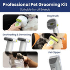 PAWSPIK Professional Dog Grooming Vacuum Kit, Dogs & Cats, Direct Handheld Control, 7 Grooming Tools, Deshedding and Dematting for Grooming, Large 2.2L Dust Bin, UL, HEPA Filter | Direct Handheld Control, 7 Grooming Tools, Deshedding and Dematting for ...