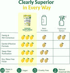 Good Natured Brand | Carpet Deodorizer & Freshener Powder | 31 oz Pet Odor Eliminator for Strong Odor & Pet Urine | Fresh Natural Lemon Scent | Safe for Homes with Pets