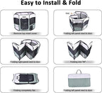 JESPET Pet Dog Playpens 36", 45" & 61" Portable Soft Dog Exercise Pen Kennel with Carry Bag for Puppy Cats Kittens Rabbits, Indoor/Outdoor Use