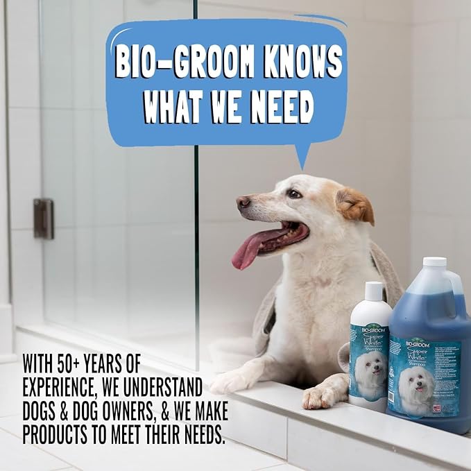 Bio-Groom Oatmeal Dog Shampoo, for Allergies and Itching, 12 fl oz, 2-Pack | Cruelty-Free, Dog Bathing Supplies, Puppy Shampoo for Sensitive Skin, Made in USA, Anti-Itch Products