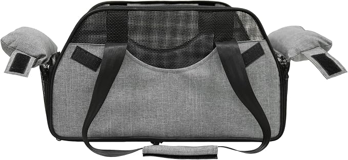 Center Console Dog Car Seat for Small Dogs with Mesh, Dog Booster Seat with Upgraded Safety Tethers, Detachable Washable Pet Car Seat Travel Bed Under 25lbs(Mesh)