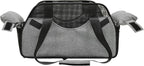 Center Console Dog Car Seat for Small Dogs with Mesh, Dog Booster Seat with Upgraded Safety Tethers, Detachable Washable Pet Car Seat Travel Bed Under 25lbs(Mesh)