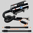Dog Dryer,High Velocity Professional Dog Grooming Dryer | Adjustable Temperature and Speed with 4 Different Nozzles