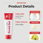 JAYU PET Dental Gel Dog Cat Toothpaste, 2.8 Ounce | Removing Plaque and Tartar, Teeth Cleaning & Breath Freshener, Puppy Kitten Dental Care