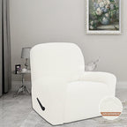 Easy-Going 100% Waterproof Recliner Chair Cover，1-Piece Recliner Slipcover | Dual Waterproof Couch Cover for Recliner，Leakproof Furniture Protector for Kids Pets Dog Cat Daily Stain, Cream