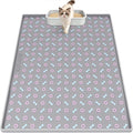 Silicone Cat Litter Mat 40" x 28" Cat Mat for Litter Box, Light Grey | Extra Large Litter Box Mat, Waterproof Cat Litter Trapping Mat, Non-slip, Leakproof Kitty Litter Mat with Bone Pattern
