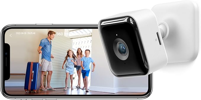 GNCC Indoor Security Camera Dog Camera 1080 PMotion Detection, Cameras for Home Security with 2-Way Audio Siren, Night Vision, Cloud & SD Card Storage, Works w/Alexa & Google Home, 2.4G WiFi(only), C2 | Cameras for Home Security with 2-Way Audio Siren,...