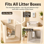 Cat Litter Deodorizer, Smart Odor Control for Cat Litter Box, Plant-based Cat Odor Eliminator, Rechargeable Pet Odor Eliminator with Plant-Based Oil, Safe & Quiet Air Freshener for Pet Homes