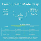 Oxyfresh Premium Pet Dental Care Solution Pet Water Additive – No Brushing | Perfect to Eliminate Bad Dog Breath and Cat Bad Breath – Fights Tartar & Plaque – So Easy, Just Add to Water – Vets Love It