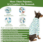 Dog Pajamas Lightweight Dog Onesies Soft Stretchy Tiny Outfit Clothes for Small Medium Large Puppy Pjs Clothes Doggie Cat Pet Boys Girls Outfit (Medium (10-20lb), Heart)