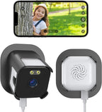 Window Camera 3MP 2K Indoor for Home Security, Color Night Vision - 2Pack | No Drilling See Outside from Inside Through Glass, 2.4GHz & 5GHz WiFi, AI Person Detection, Anti-Reflection Design