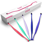Flamingo Dual Sided Cat Toothbrush - Micro Head ToothBrush to fit into Cat's Mouth - Cat Dental Supplies | Cat toothbrush made from cornstarch plastic with micro head, soft bristles, and molar pick for cats and kittens
