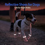 MIGOHI Reflective Dog Shoes for Small Dogs,Small Dog Boots & Paw Protectors for Summer Hot Pavement Hardfloors with Anti Slip Waterproof Rubber Grip Sole,Dog Booties for Indoor Outdoor Walking Running