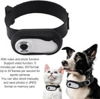 XUMIUZIY Pet Collar Camera, 1080P Camera for Dogs Cats with LCD Display, 170° Wide Angle, 5 Minutes Video Recording, 3 Hours Battery Life, Mini Action Cameras for Video Records