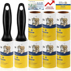 Lint Roller Pet Hair Remover - Sticky Lint Remover Rollers for Clothes Pet Hair Cat 8 Pack