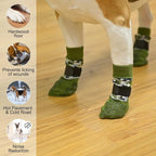 BEAUTYZOO Dog Socks to Prevent Licking Paws for Hardwood Floors Anti Slip, Dog Shoes Booties for Hot/Cold Pavement,Grippy Boots & Paw Protectors Traction Control for Small Medium Large Senior Dogs